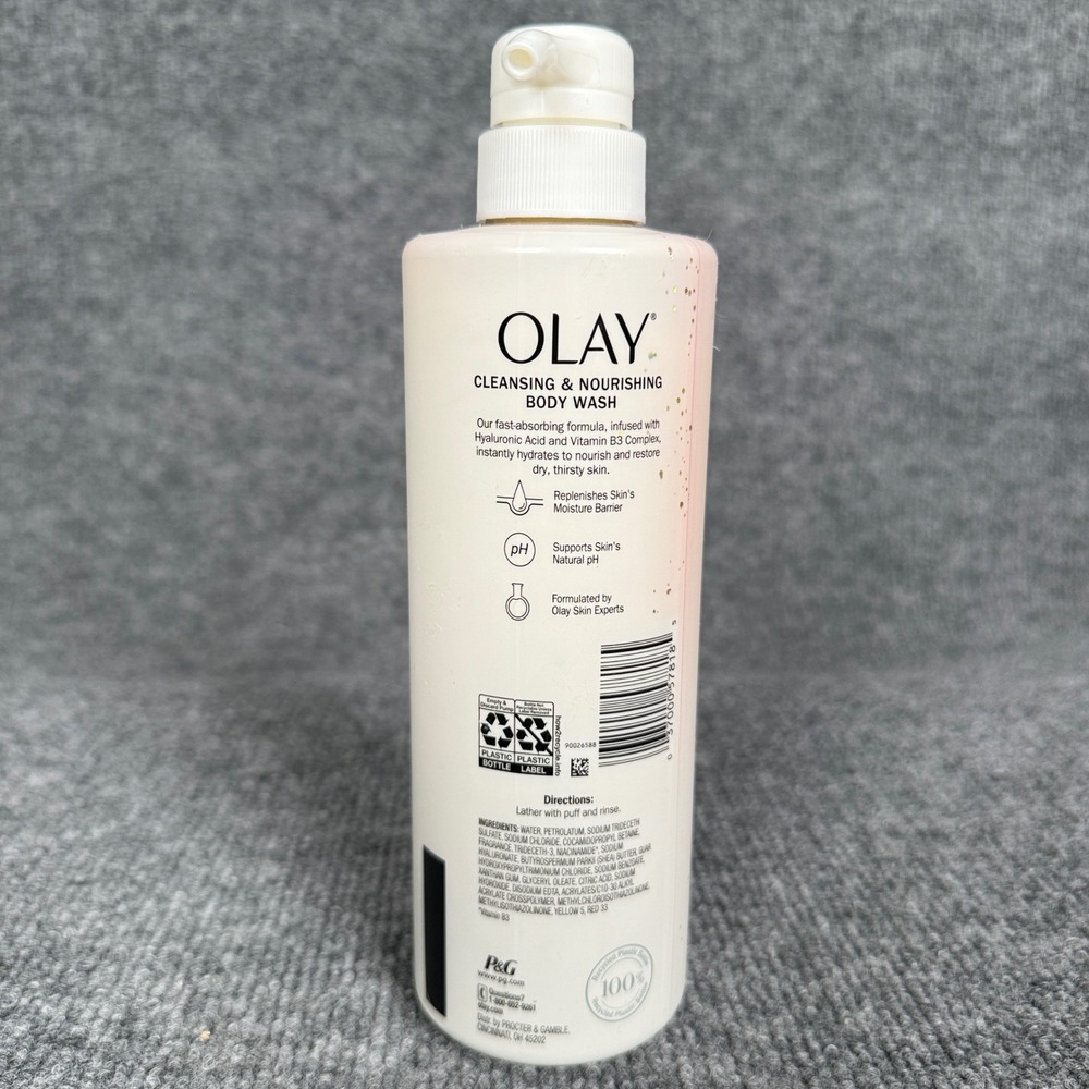 Olay Hyaluronic Acid B3 Cleansing & Nourishing Body Wash 530 ml - Picture 2 of 2